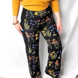 Colorful straight leg pants